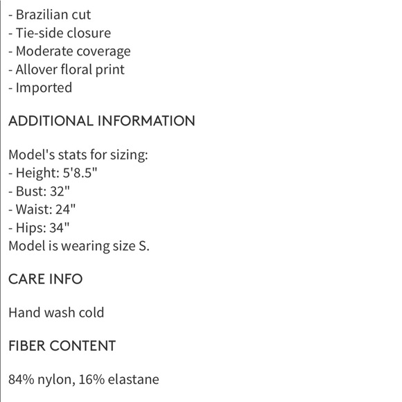 Lucky Desert print-medium side tie bikini bottom - Picture 4 of 4